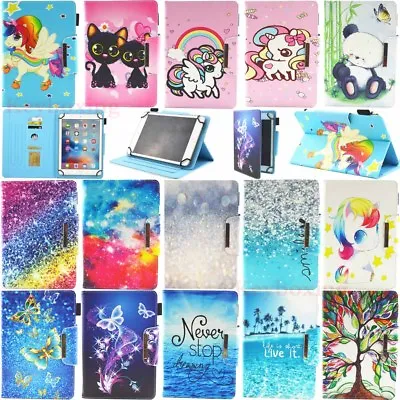Universal 7'' 8'' 9.7  10.1  Android Tablet Folio Stand Flip Leather Case Cover • $17.09