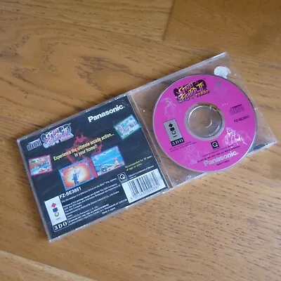 Super Street Fighter II Turbo Panasonic 3DO Game Disc + Rear Insert Free UK P+P • £29.99