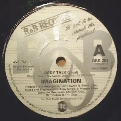 Imagination - Body Talk (7  Single) • £8.49