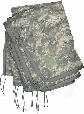 $31.99 • Buy USGI Military Wet Weather Poncho Liner / Woobie  ACU