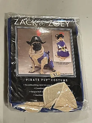 ZACK & ZOEY Dog Clothes Puppy PIRATE PUP Halloween COSTUME Outfit • $10.59