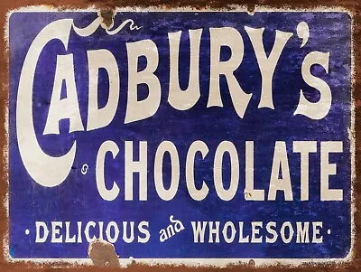 Cadbury's Chocolates Retro Replica Vintage Style Metal Sign/plaque Gift  • £4.58