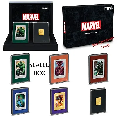 2023 Niue MARVEL Mint Trading Coins 2 X 1 Oz .999 Silver SEALED BOX *IN HAND* • $674.95