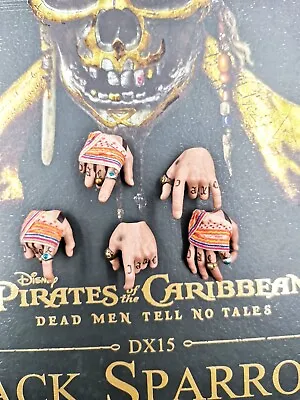 Hands Hot Toys Pirates Of The Caribbean DX15 Jack Sparrow 1/6 Figure Collectible • $49.13