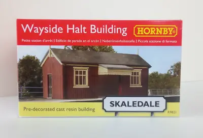 NEW Hornby R9821 OO Gauge Railway Skaledale Wayside Halt Painted Resin Building • £24.99