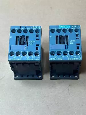 2xPack SIEMENS SIRIUS IEC Magnetic Contactor S00 16A 7.5kW 400V 3 Pole 120V 60Hz • $96.99