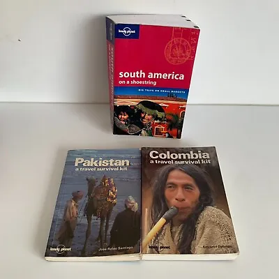 £9.99 • Buy 3 X Assorted Travel Paperback Books By Lonely Planet South America Asia Bundle