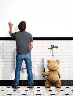 Mark Wahlberg Seth MacFarlane In Men Restroom Ted 2012 Photo - CL1138 • $19.98