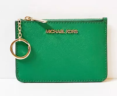 Michael Kors Jet Set Travel S TZ Coin Pouch With ID Key Holder Wallet $118 • $59.80