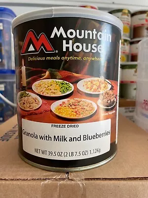 Mountain House Freeze Dried Food #10 Can Granola W/Milk & Blueberries 2039 • $46.95