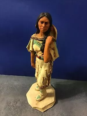 1988 Native American Indian Woman Figurine By Castagna Made In Italy 5.5” L#241 • $15