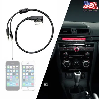 For Mercedes Benz MMI Music Interface AUX Cable USB Cord Charging IPod IPhone • $10.90