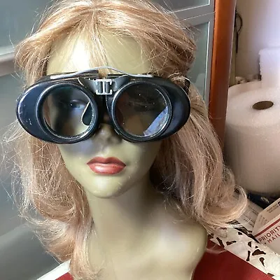 Vintage 1960’s Military PI Z87 Black Safety Goggles • $49
