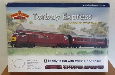 BACHMANN OO Gauge Torbay Express 30-053 Electric Train Set Warship D829 'Magpie' • £169.99