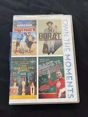 $6.49 • Buy Weekend At Bernies/Borat/The Darjeeling Limited/Back To School DVD 4 Disc Set
