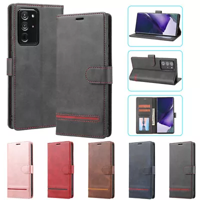Matte Wallet Leather Flip Case Cover For Oppo A55 A96 A36 A94 A72 Realme GT Neo3 • $14.95