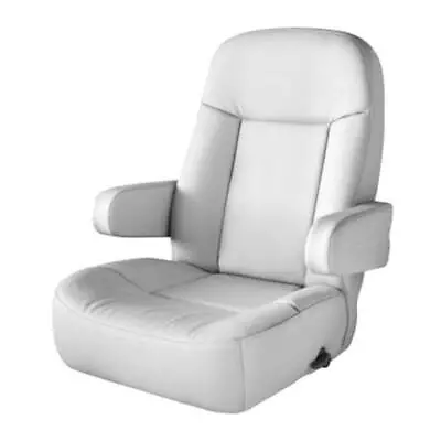 Llebroc 4BRWKML01 Workmate Series 1 Marine Boat White Pilot Helm Seat Chair • $999.95