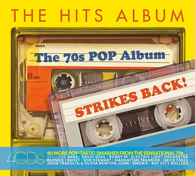 Various Artists : The Hits Album: The 70s Pop Album Strikes Back! CD Box Set 4 • £3.48