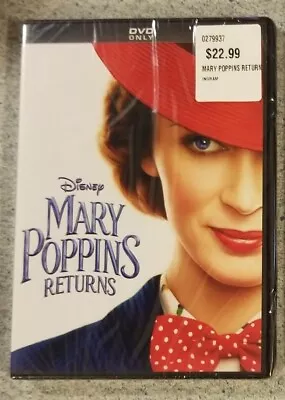 Mary Poppins Returns (DVD 2018) Emily Blunt NEW & SEALED • $3.50