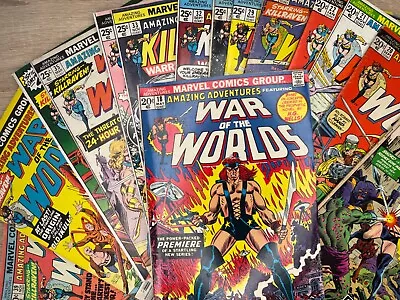 Amazing Adventures / Killraven-  Bronze Age Lot  -  16 Books.  War Of The Worlds • $14.99