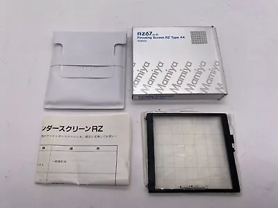 [ UNUSED ] Mamiya RZ67 Pro II Type A4 Focusing Screen Grid/Checker For RZ67 • $149.99