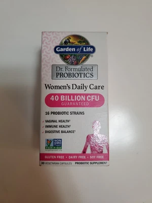 $17.99 • Buy Garden Of Life Women's Daily Care Probiotics - 40 Billion CFU 30 Cap Exp 2024+