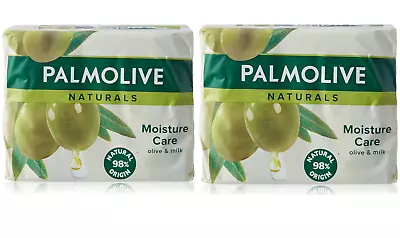 Palmolive Naturals Moisture Care Olive & Milk Extract Bar Soap 8 Count Pack Of 2 • £13.98