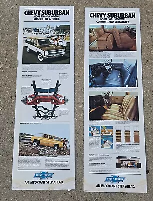 Chevrolet Chevy Suburban Vintage Dealer Only Poster Board 1981 Flip Panels • $99.99