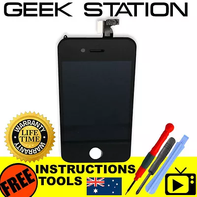 For IPhone 4S LCD Replacement  Touch Screen Digitizer Display Assembly Black New • $19.99