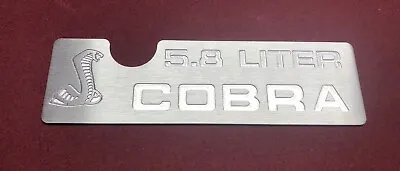 Ford 1994 1995 5.8 Cobra  Custom Aluminum Intake Manifold Plate Plaque Mustang • $45
