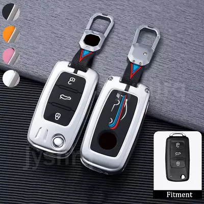 Zinc Alloy Remote Start Car Key Fob Cover Case Holder For VW Jetta Passat Golf  • $34.70