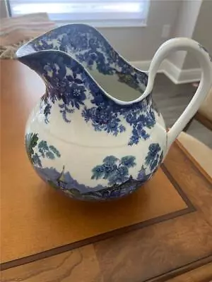 Minton Genevese Large Ewer/Pitcher In Very Rare Colored Design 1874. • $300