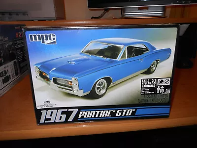 MPC 1967 Pontiac GTO 1/25 Scale Factory Sealed Plastic Model Kit • $17.99