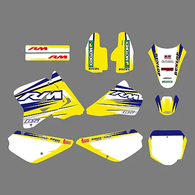 Team Graphics Backgrounds Decals Stickers For Suzuki RM 85 RM85 2005-2018 • $46.99