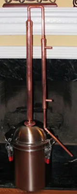 Copper Alcohol Moonshine Ethanol Still E-85 Reflux NR11 Gallon Stainless Boiler • $389