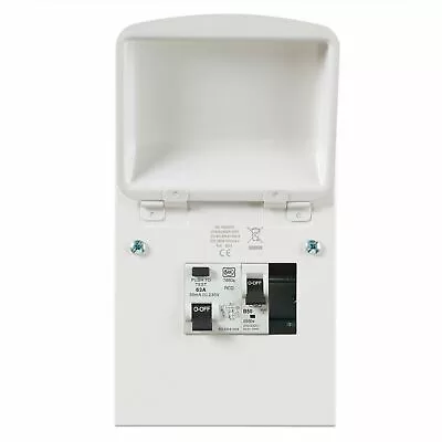 MK By Honeywell K6551sRPMET Metal Shower Kit Consumer Unit 4 Way Enclosure NEW • £39.99