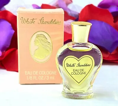 WHITE SHOULDERS Evyan Vintage Eau De Cologne (1/8oz) Splash Mini *NEW BOX*      • $19.99