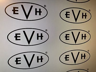EVH (Van Halen) Headstock Decal (2 Pcs. Transparent) • $9.99
