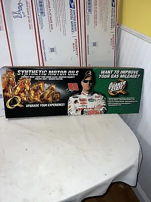 Vintage Jeff Gordon Quaker State Cardboard Sign Nascar Oil Gas Advertising • $59.99