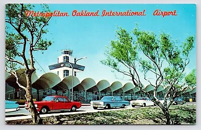 C1960s Oakland International Airport Terminal Exterior California CA Postcard • $6.75