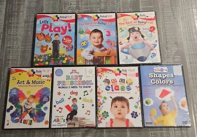 Baby First DVD Lot (7) Let's Play + More Toys R Us Exclusives NEW SEALED • $47.95