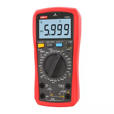 UNI-T UT890C Modern Digital Multimeter True RMS Ncv 6000 Counts 100000µF • £28.32