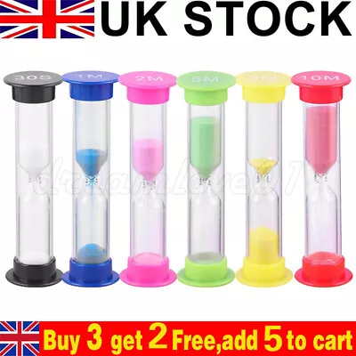 1 3 5 10 Minute Sand Timer Teaching Games Teeth Brushing Timing Hourglass_UK^ • £2.59