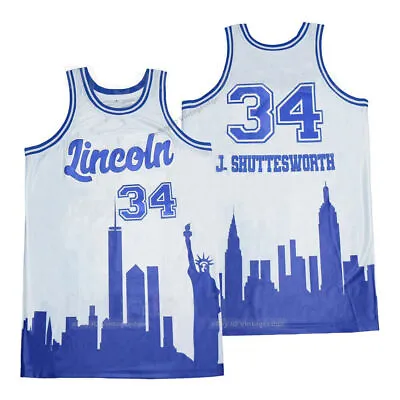 $62.10 • Buy He Got Game Jesus Shuttlesworth #34 Lincoln Basketball City Jerseys Allen Ray
