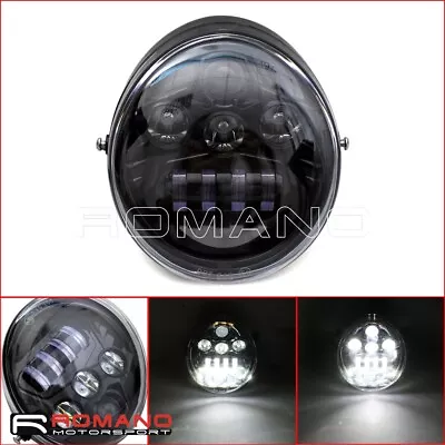 Motorcycle LED Oval Headlight Lamp For Harley VRSC V-rod Street VRSC VRSCA 02-17 • $121.99