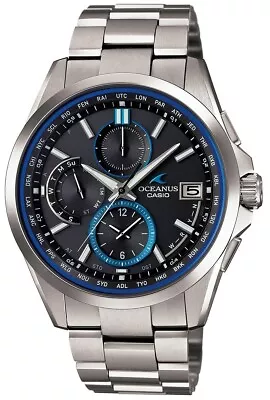 CASIO OCEANUS CLASSIC OCW-T2600-1AJF Black Radio Wave Solar Fast Ship • $542.97