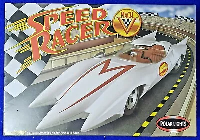 2000 Polar Lights Speed Racer Mach V Snap Together Model Kit • $19.95