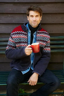 £104.99 • Buy Pachamama Wool Fleece Lined Full ZIP Jacket  Men's Multicoloured XXL