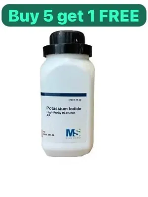 Potassium  Iodide High Purity USP Crystals/Powder - 100 Grams  Laboratory Grade • $20.99