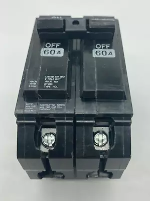 New THQL2160 2 Pole 60 Amp 120 240V AC Plug In Type HQL Generic  Circuit Breaker • $14.89